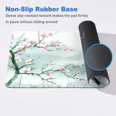Pink plum blossom Gaming landscape  Mouse Pad