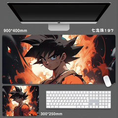 Dragon Ball Z Goku Super Saiyan Mouse Pad Gaming Desk Mat