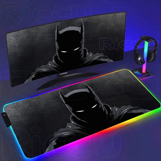Batman RGB Mouse pad LED Desk Mat