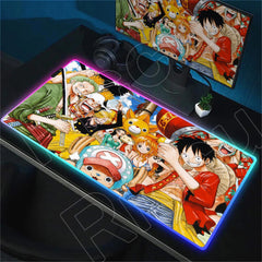 RGB Mouse Pad O-One-Piece LED Luminescence Mat