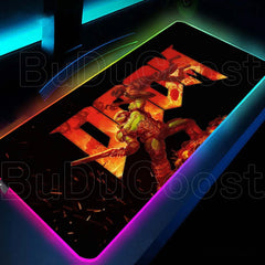 DOOM Eternal Mouse Pad RGB E-Sports Desk Mat