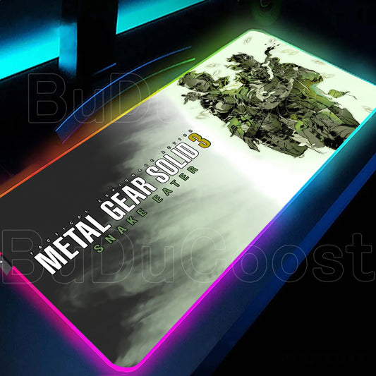 Metal Gear Solid RGB Mouse Pad LED Desk Mat