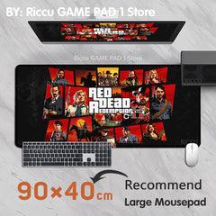 Red Dead Redemption 2  Mouse Pad Gamer Desk Mat E-sports