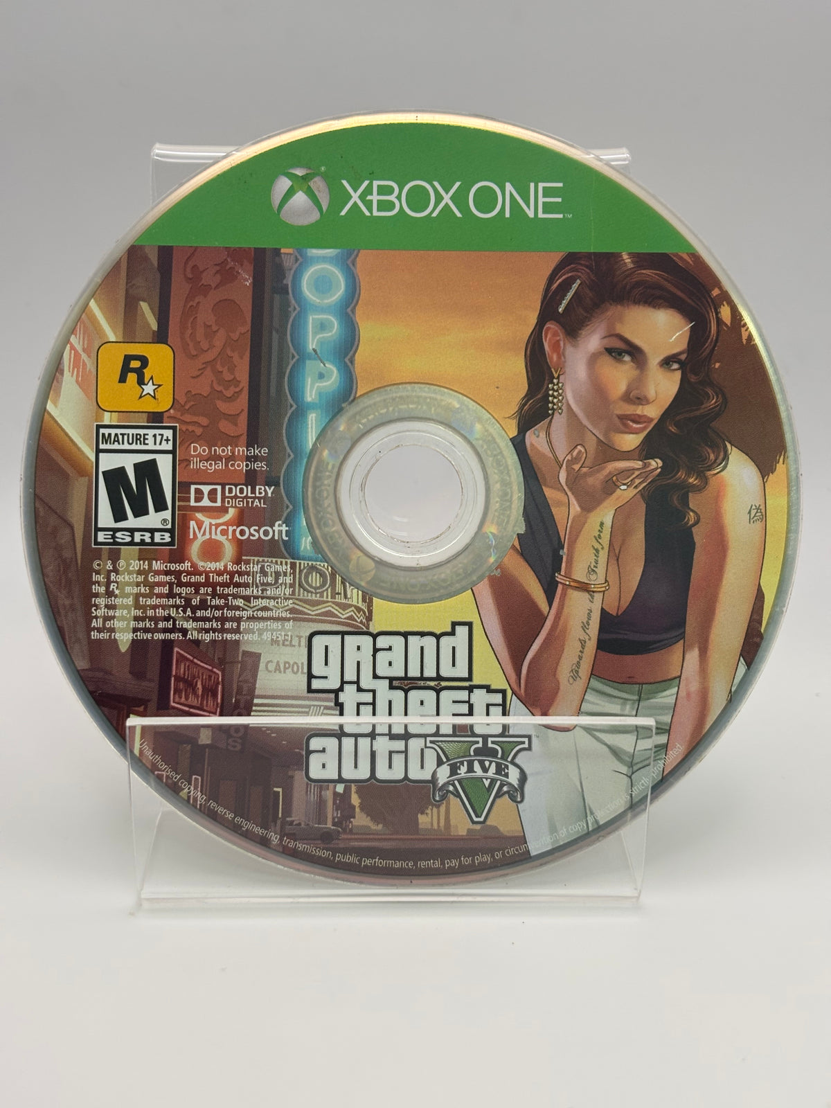 Grand Theft Auto V Disc Only B-Grade Disc Quality