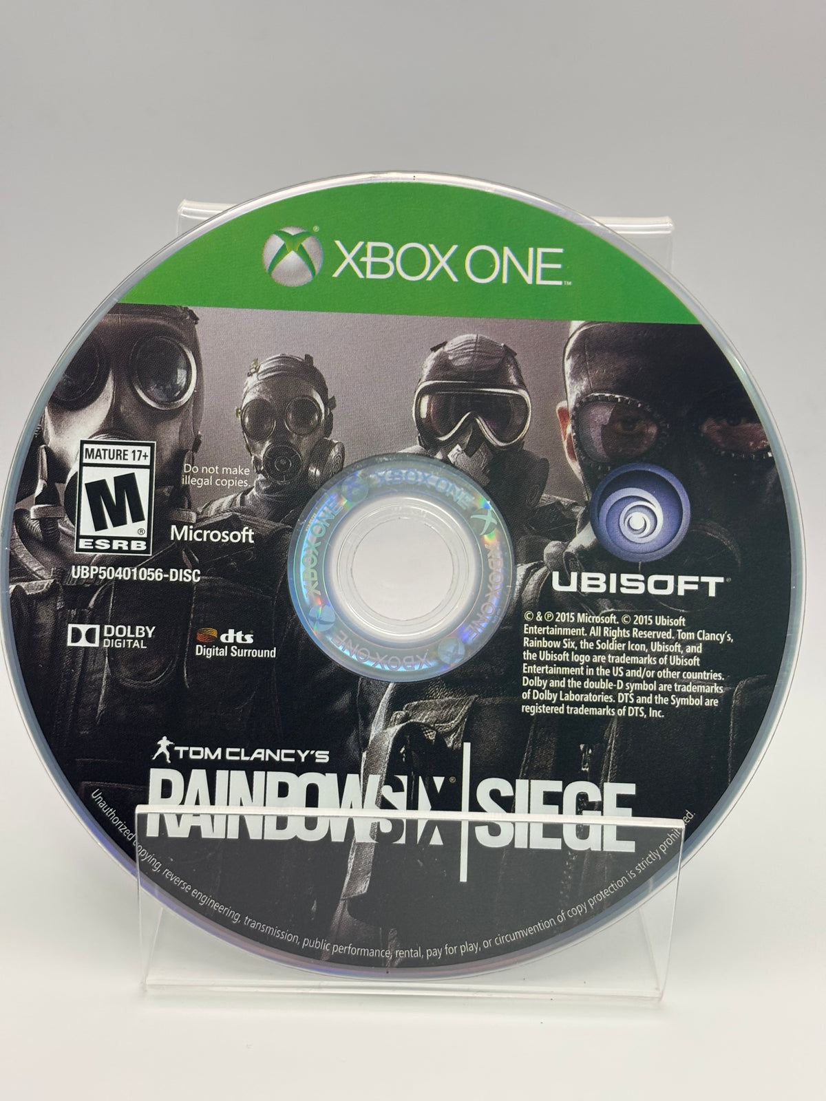 Tom Clancy’s Rainbow Six Siege Disc Only C-Grade Disc Quality