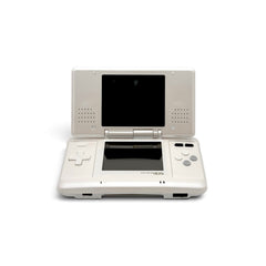 Mobile2fix limited edition off-white Nintendo DS Lite handheld console with dual screens and classic clamshell design