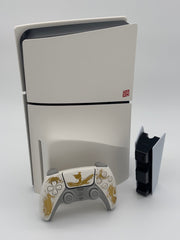 Mobile2fix PlayStation 5 Ghost of Yotei special edition console and themed DualSense controller on white background