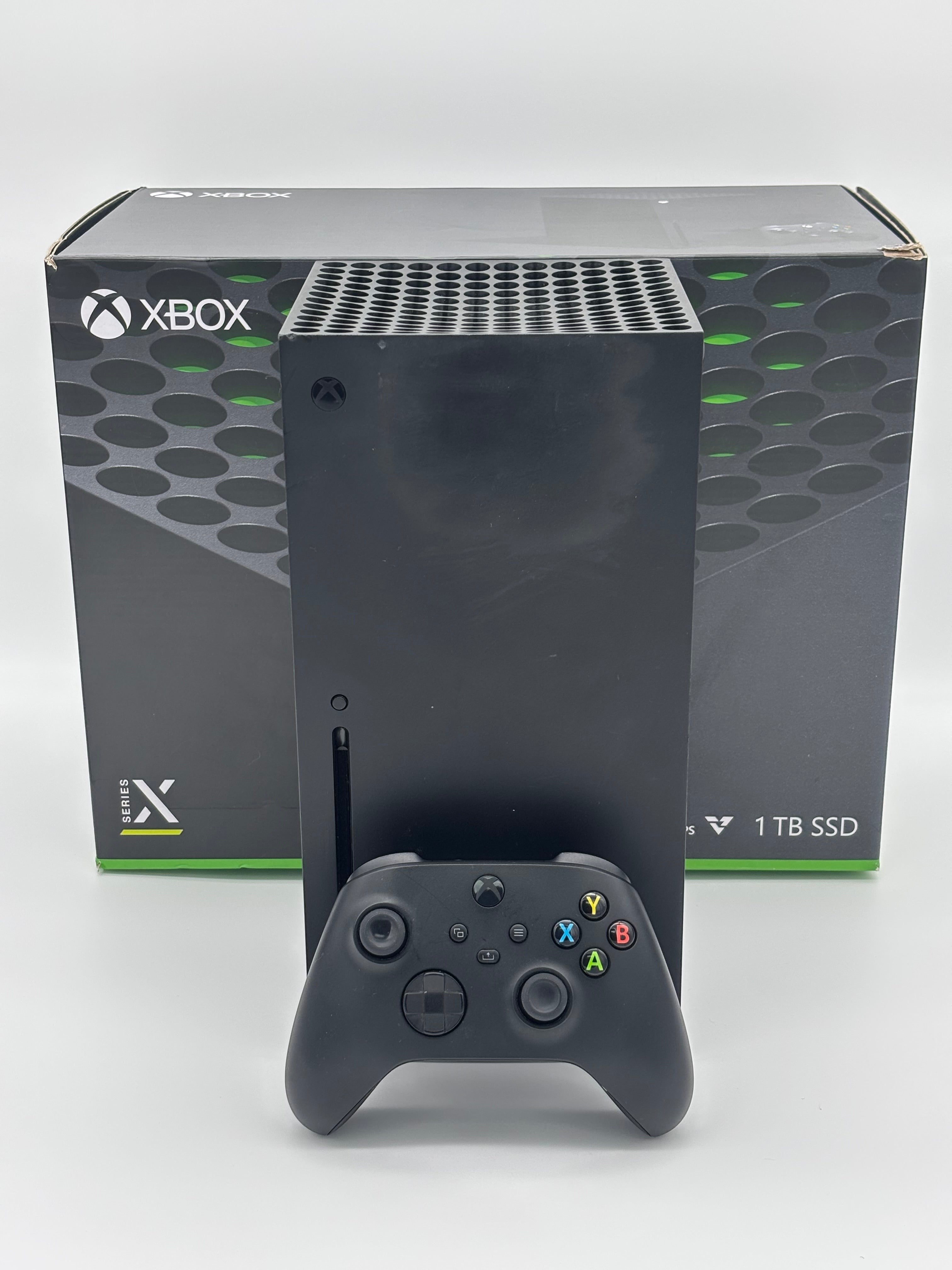 Mobile2fix pre-owned black XBOX Series X console and wireless controller with original retail box